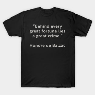 Balzac Quote T-Shirt